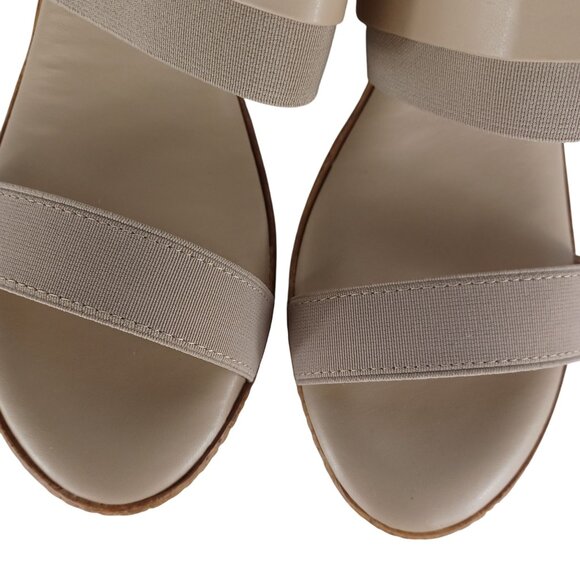 Tuscany Espadrille Wedge Heel Tan Open Toe Slip On Cork Womens Size 11 M Sandals - Picture 3 of 7